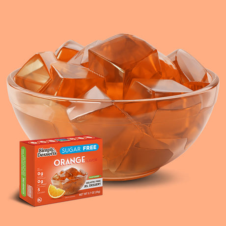 Dessert gélifié sans sucre Simply Desserts - Orange (20g) / Lot de 1