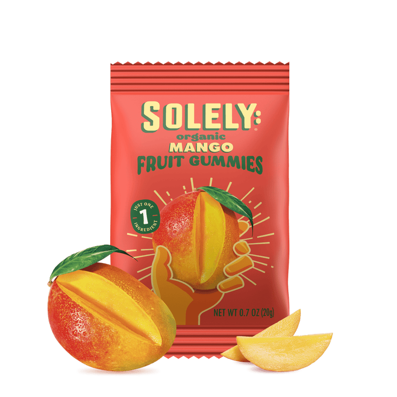 Solely Organic Mango Whole Fruit Gummies, 3.5 oz