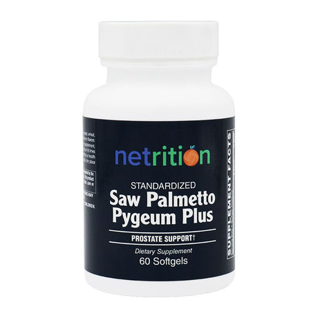 Saw Palmetto Pygeum Plus Cápsulas Blandas de Netrition