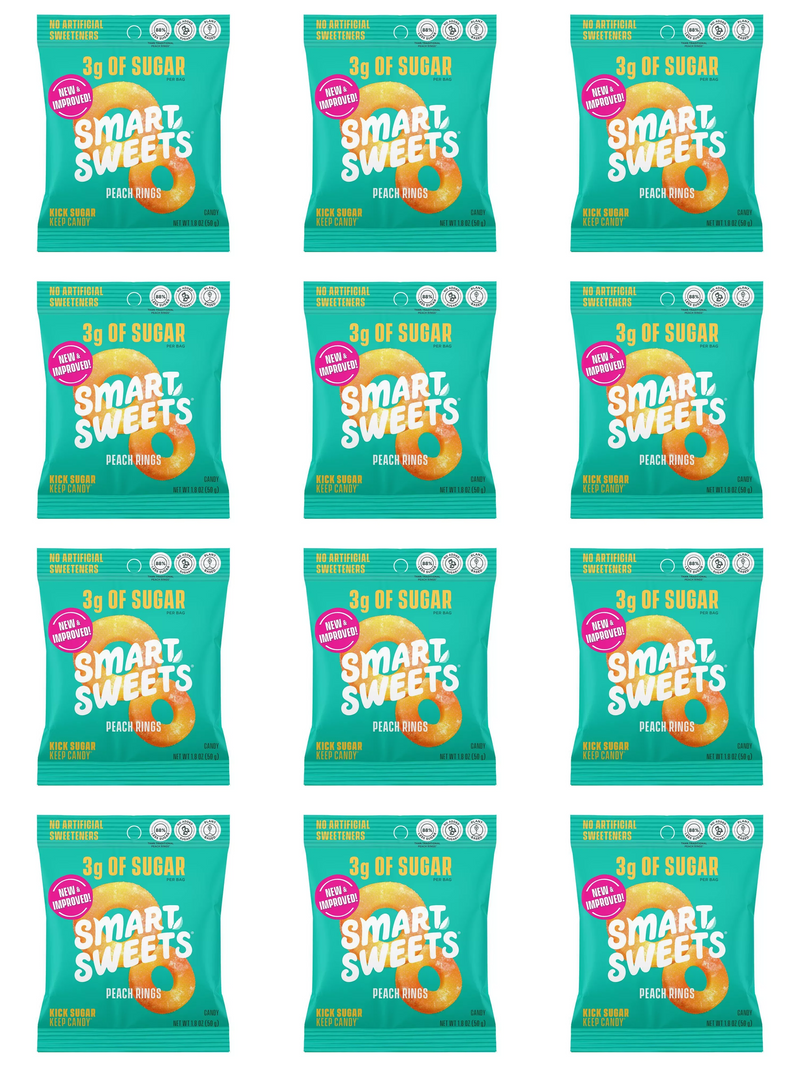 Smart Sweets Peach Rings 50g (1.8 oz)