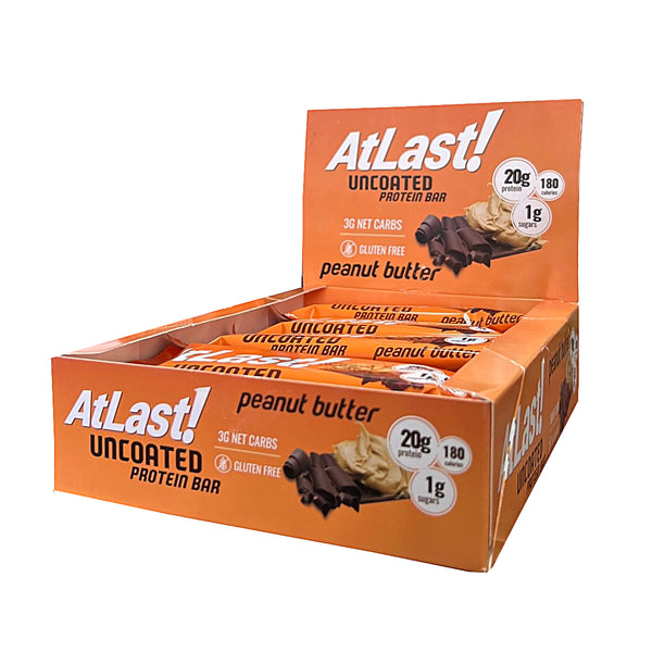 Healthsmart At Last! Uncoated Protein Bars