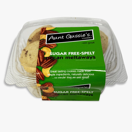 Biscuits sablés aux noix de pécan et à l'épeautre sans sucre de Tante Gussie 198 g - Un pack