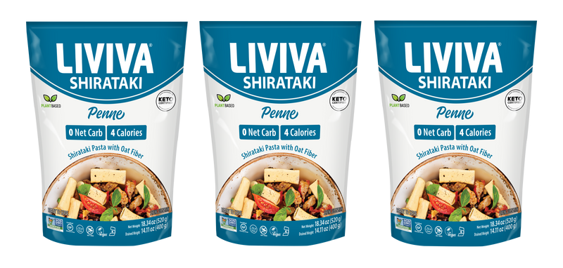 Liviva Organic Shirataki Pasta with Oat Fiber, 18.34 oz