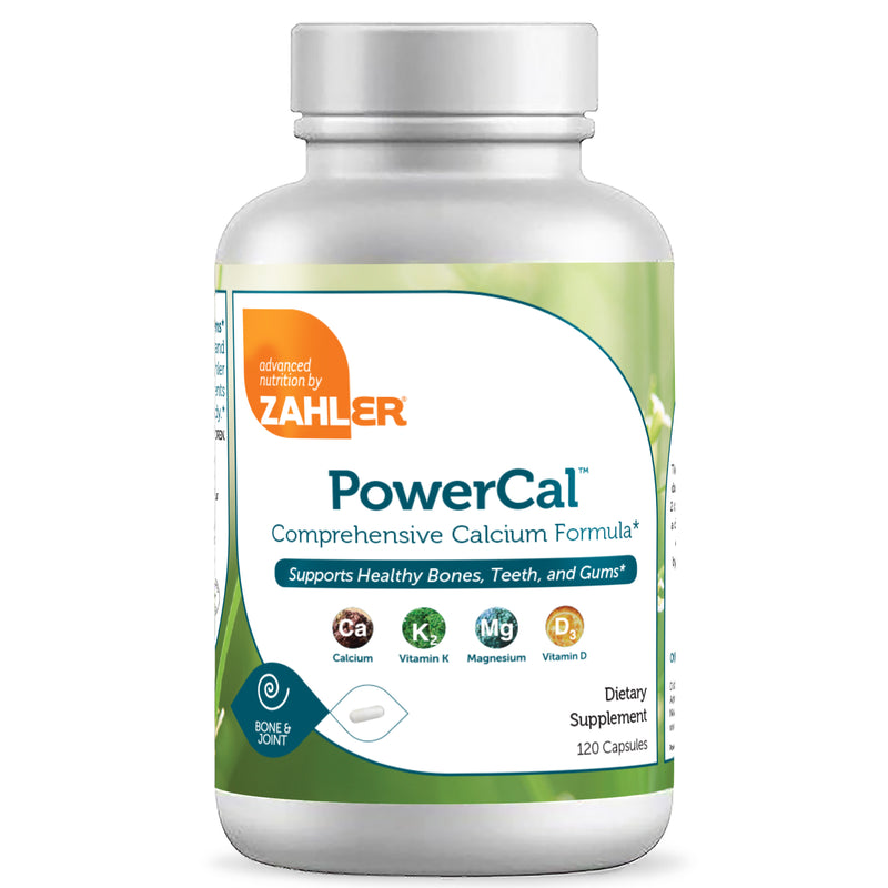 PowerCal Comprehensive Kosher Calcium Capsules by Zahler - Supports Healthy Bones, Teeth & Gums