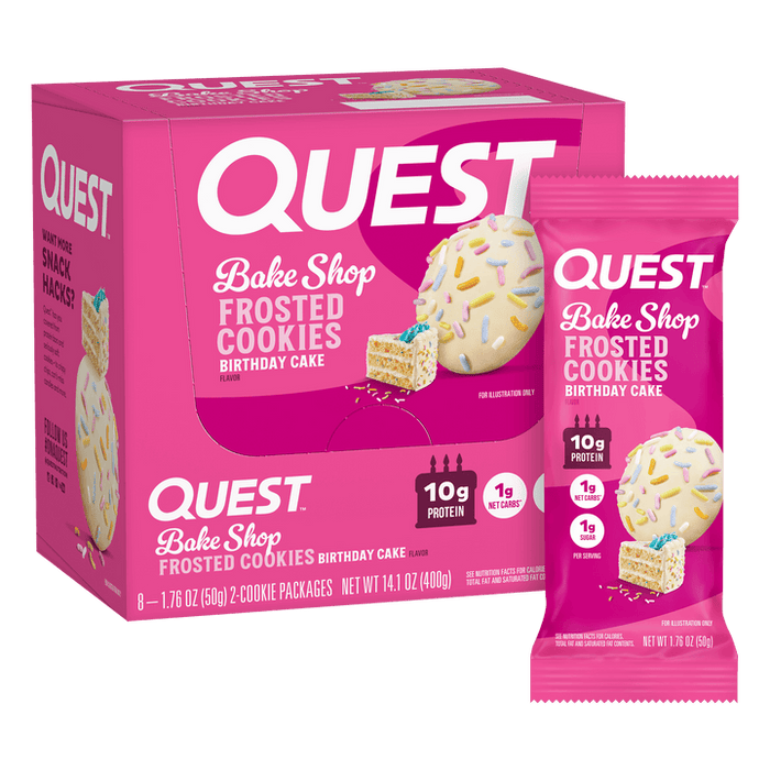 Quest Nutrition Bake Shop Frosted Cookies by Quest Nutrition