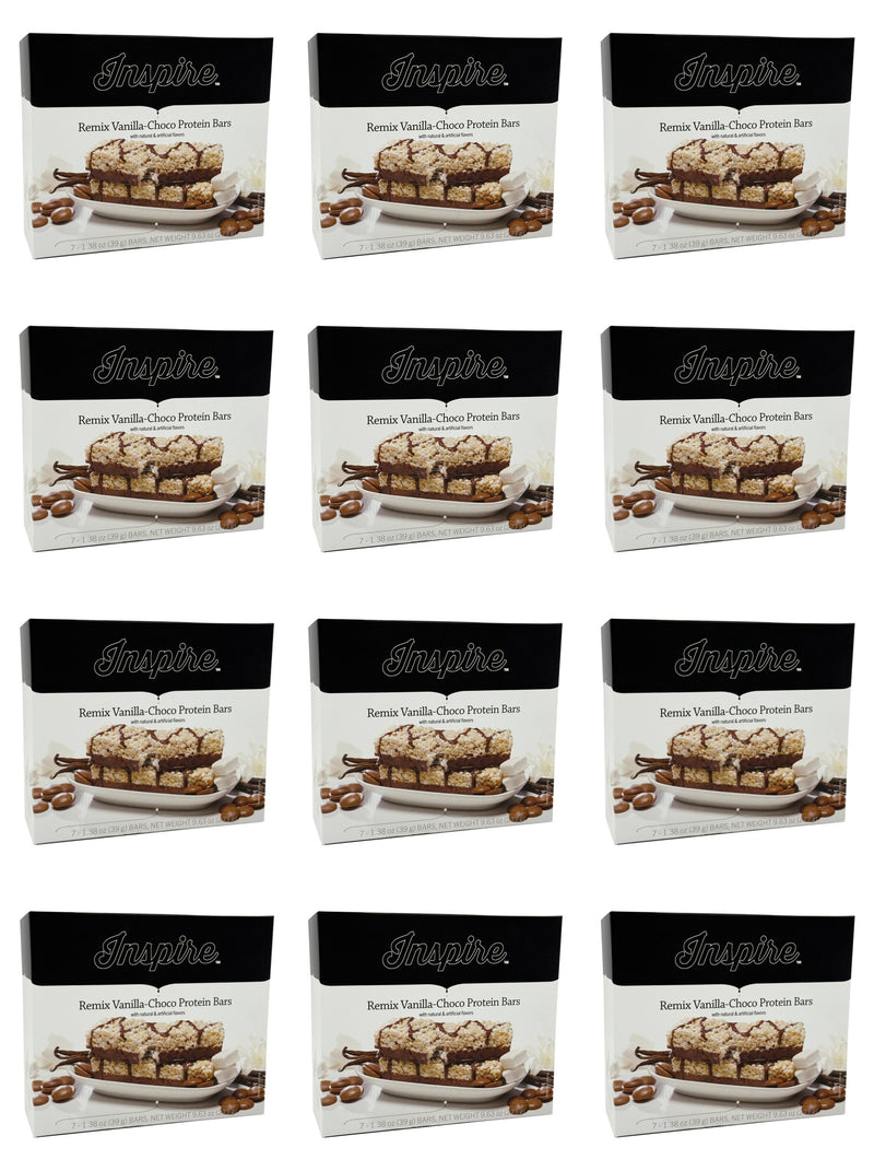 Inspire 15g Protein & Fiber Bars by Bariatric Eating - "Remix" Vanilla Choco