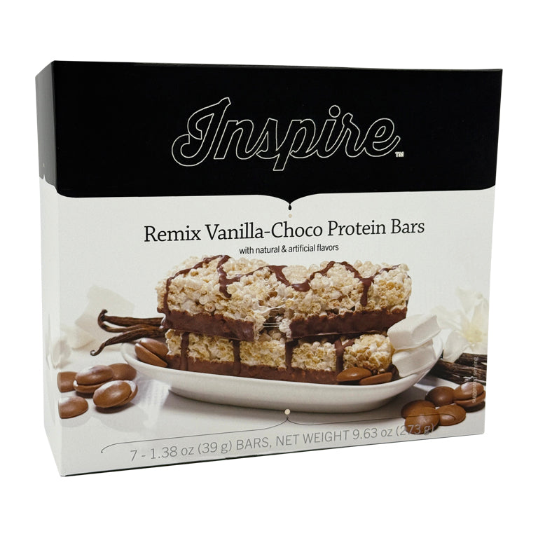 Inspire 15g Protein & Fiber Bars by Bariatric Eating - "Remix" Vanilla Choco