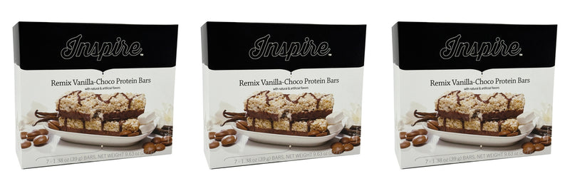 Inspire 15g Protein & Fiber Bars by Bariatric Eating - "Remix" Vanilla Choco