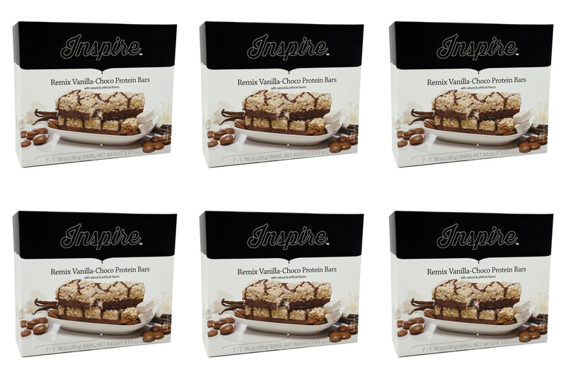 Inspire 15g Protein & Fiber Bars by Bariatric Eating - "Remix" Vanilla Choco