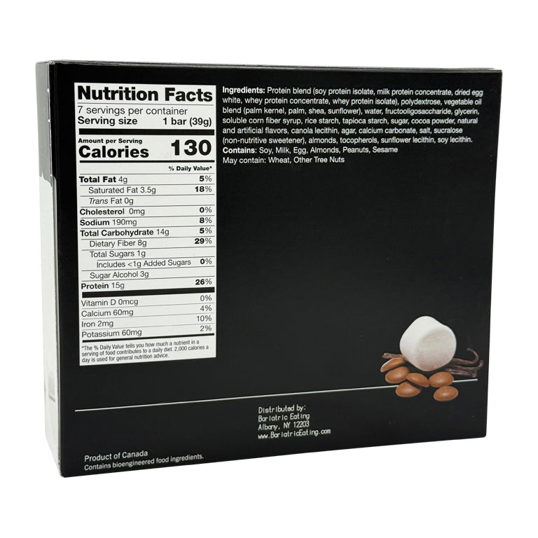 Inspire 15g Protein & Fiber Bars by Bariatric Eating - "Remix" Vanilla Choco