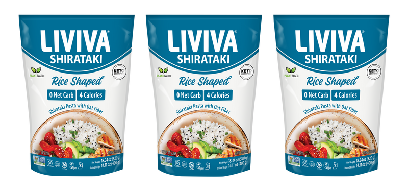 Liviva Organic Shirataki Pasta with Oat Fiber, 18.34 oz