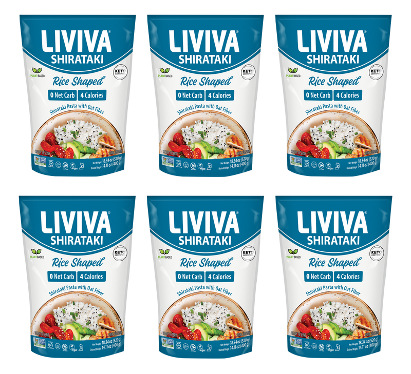 Liviva Organic Shirataki Pasta with Oat Fiber, 18.34 oz