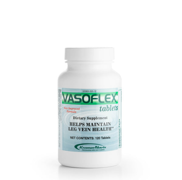 Vasoflex® Unflavored Tablets (120ct) - Helps Maintain Leg Vein Health