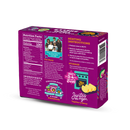 A colorful package for Siete Foods tortilla shells displays nutrition facts, heating instructions, and a family photo, emphasizing the brand's heritage and commitment to quality ingredients.