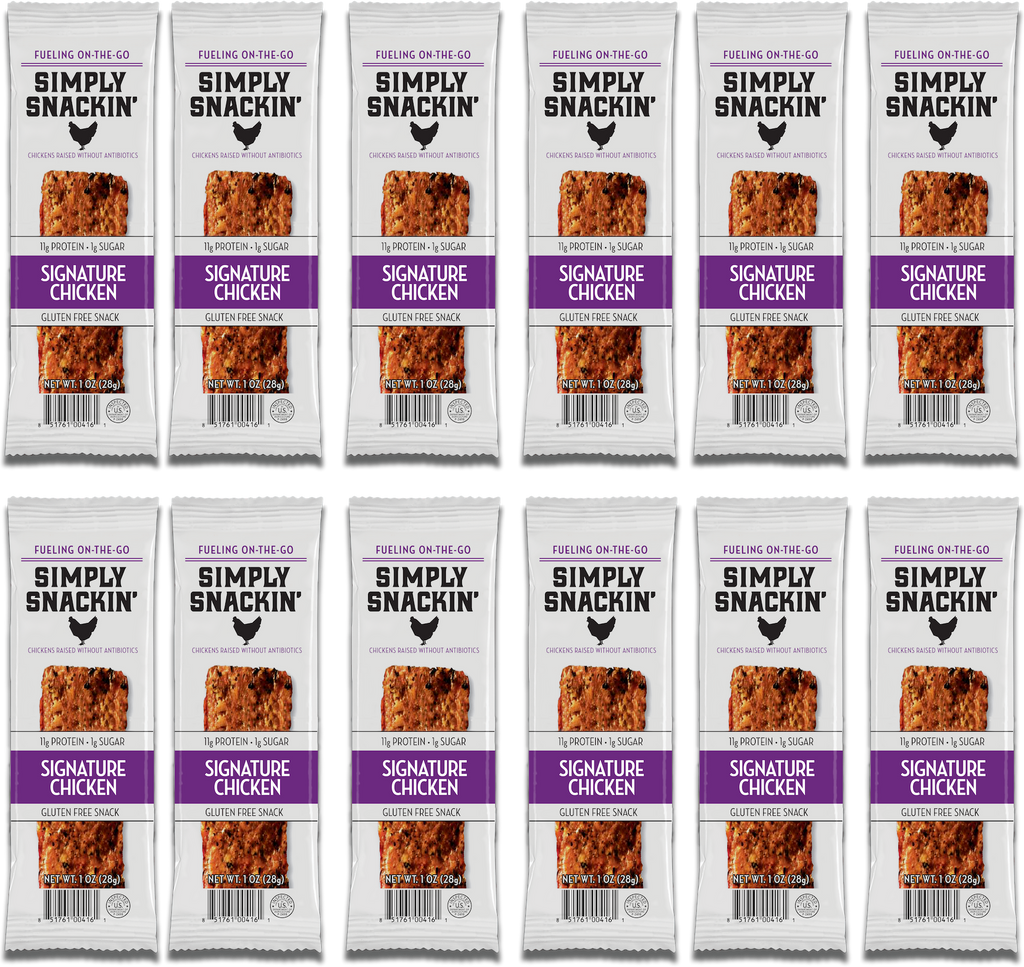 Simply Chicken Rashern Simply Snackin' Chicken Protein Snack - Signature Chicken