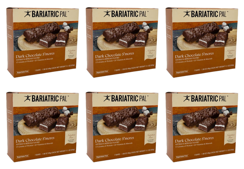 BariatricPal 15g Protein Bars - Dark Chocolate Marshmallow S'mores