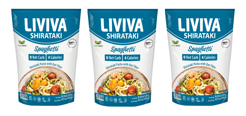 Liviva Organic Shirataki Pasta with Oat Fiber, 18.34 oz