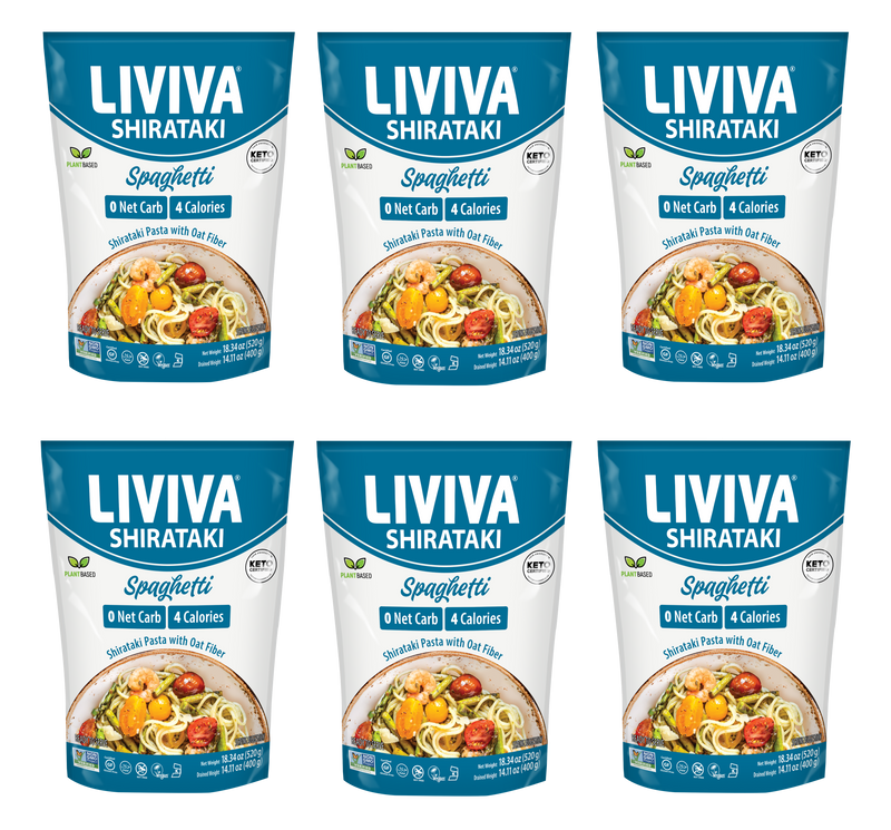 Liviva Organic Shirataki Pasta with Oat Fiber, 18.34 oz