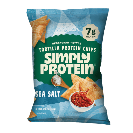 SimplyProtein Tortilla Protein Chips, 4.58 oz - Sea Salt