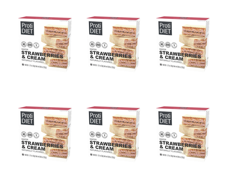 Proti Diet 10g Protein Wafer Bars - Strawberries & Cream