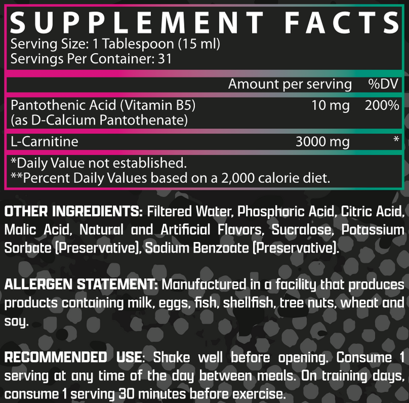 Nutrex Liquid L-Carnitine 3000 - Strawberry Watermelon Nutrex Liquid L-Carnitine 3000 - Strawberry Watermelon