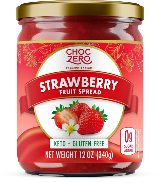 ChocZero No Sugar Added Keto Fruit Spreads, 12 oz