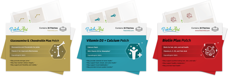 Strong Body Inside and Out Vitamin Patch Pack by PatchAid