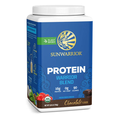 Proteína Sun Warrior Warrior Blend - 750 gramos / Chocolate