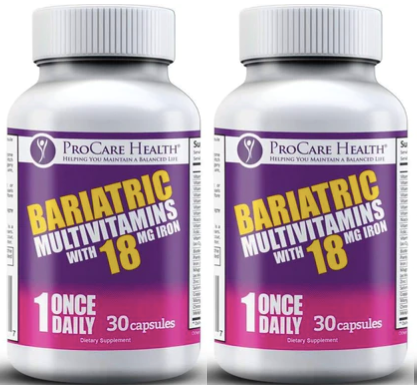 ProCare Health "1 per Day!" Bariatric Multivitamin Capsule with 18mg Iron
