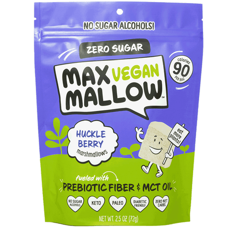 Know Brainer Foods Max Vegan Mallow Sugar Free Marshmallows - 2.5 oz / Huckleberry