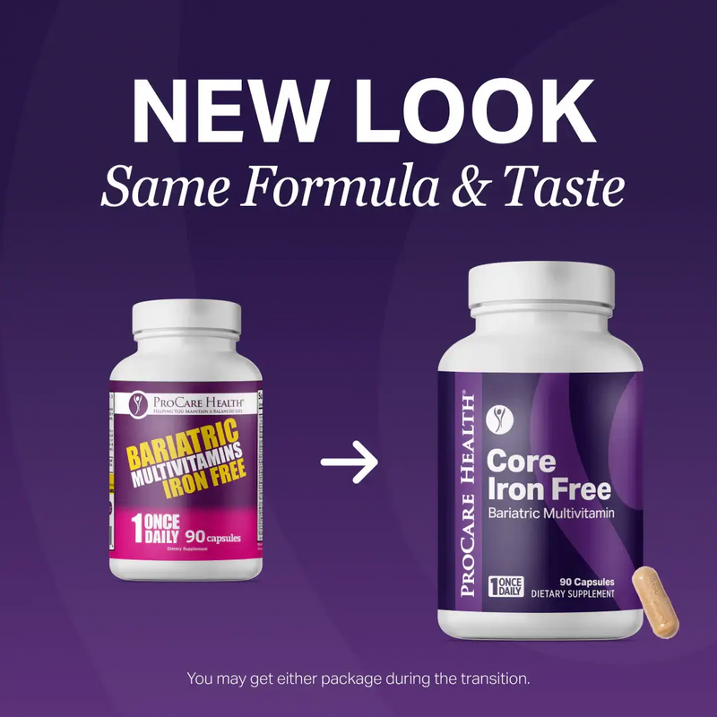 Procare Health 1 per Day! Bariatric Multivitamin Capsule - Iron Free