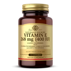 Solgar Vitamin E 268 mg (400 IU) Mixed Softgels (d-Alpha Tocopherol & Mixed Tocopherols)