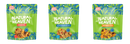 Three colorful packages of Natural Heaven rice products—Asian, Mediterranean, and Southwest—feature vibrant green backgrounds with tropical leaf designs and images of the rice inside.