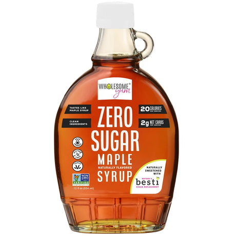 Sirope de arce Wholesome Yum Cero Azúcar - Cristal