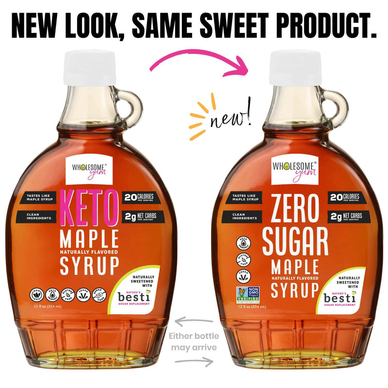 Wholesome Yum Zero Sugar Maple Syrup