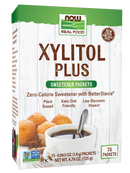 NOW Xylitol Plus Sweetener Packets 75 packets