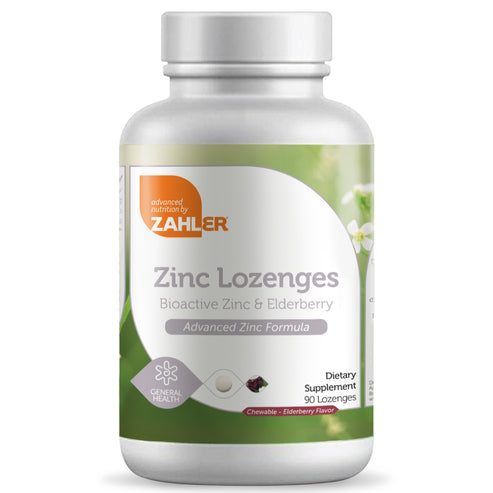 Zinc + Elderberry Kosher Lozenges by Zahler