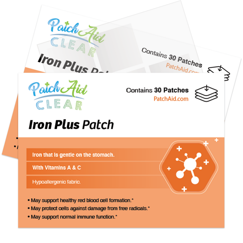 Iron Plus Vitamin Patch by PatchAid 