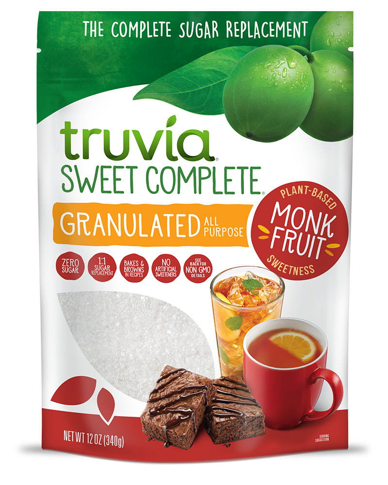 Truvia Sweet Complete Granulated All-Purpose Monk Fruit Sweetener 12 oz (340g) 