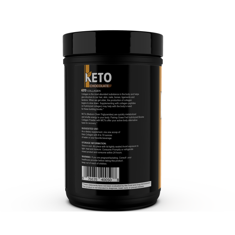 Superior Source Keto Collagen Powder with MCTs, Chocolate, 14 oz 