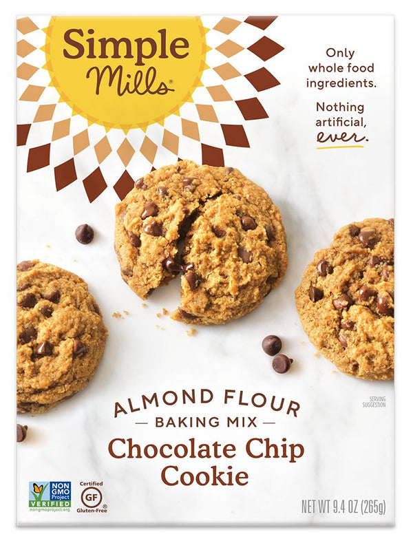 Simple Mills Chocolate Chip Cookie Almond Flour Mix 9.4 oz 
