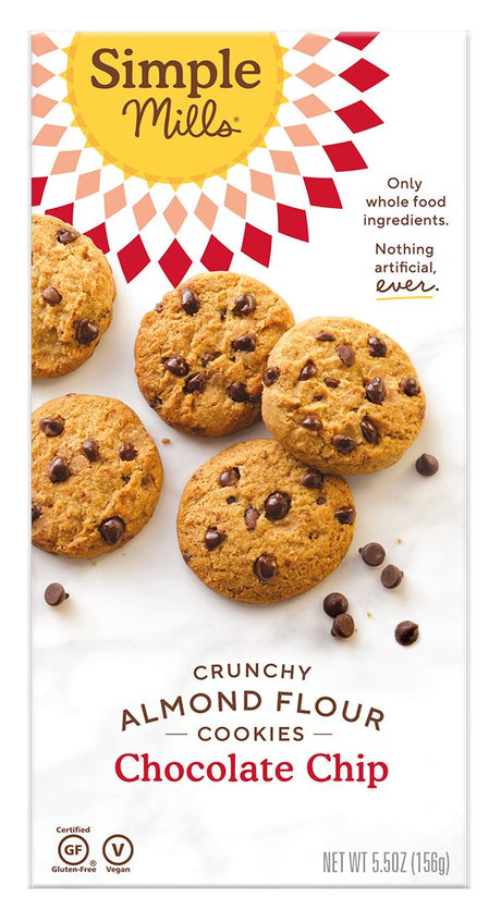 Simple Mills Crunchy Cookies, 5.5 oz. - Pépites de chocolat