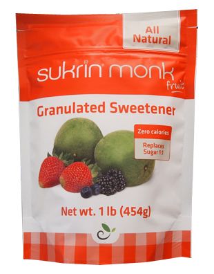 Sukrin Monk Granulated Sweetener 1 lb (454g) 
