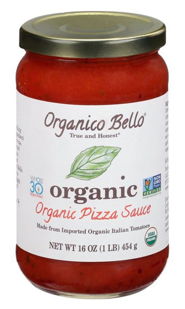 Organico Bello No Sugar Added Organic Pizza Sauce 16 oz 