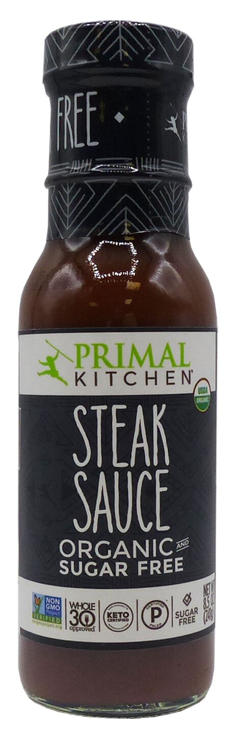 Primal Kitchen Sugar Free Steak Sauce, Organic 8.5 oz 