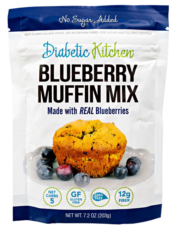 Diabetic Kitchen Blueberry Muffin Mix 7.2 oz. 