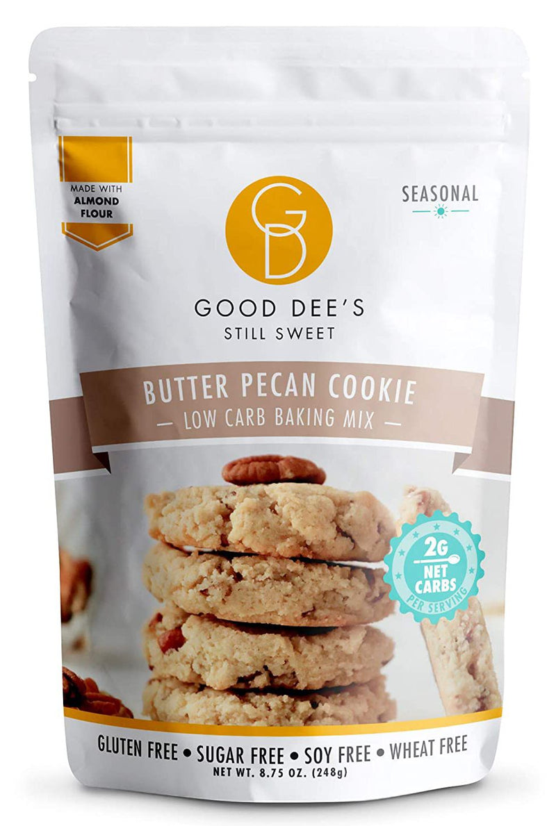 Good Dee's Low Carb Butter Pecan Cookie Baking Mix 8.75 oz 