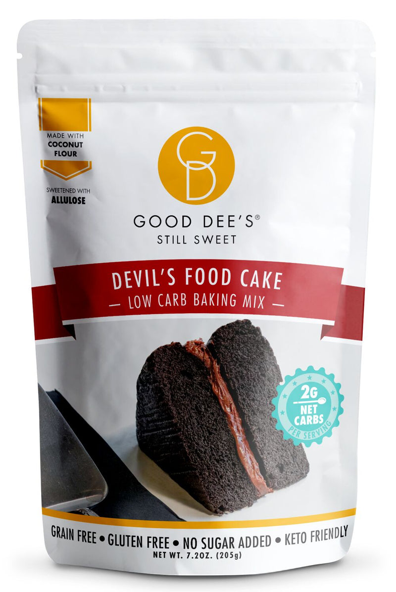 Good Dee's Low Carb Devil's Food Cake Baking Mix 7.2 oz 
