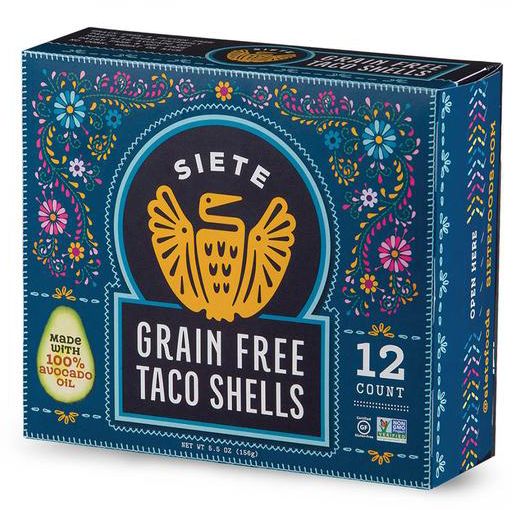 Siete Foods Grain Free Taco Shells 5.5 oz 