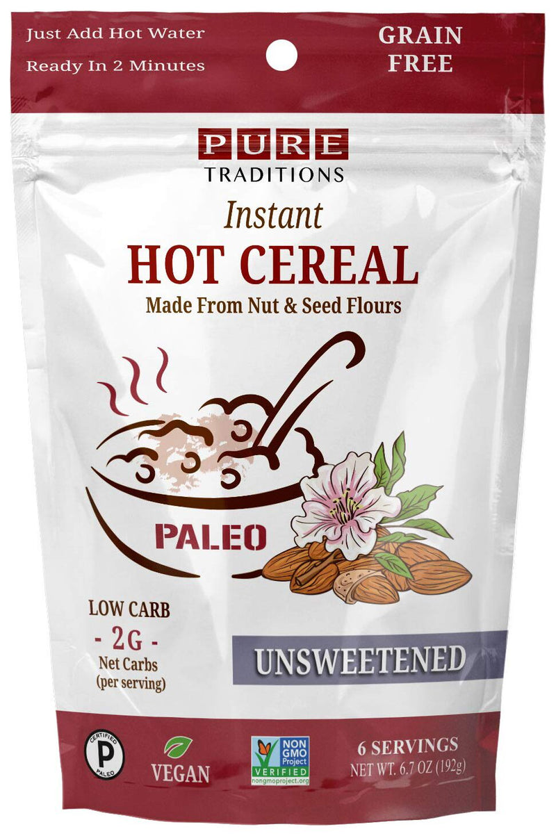 Pure Traditions Grain Free Instant Keto Hot Cereal